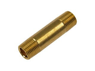 Dorman Autograde Brass Pipe Fitting Nipple 1-1/2 In x 1/8 In MNPT for Brake Line Repair 785-075