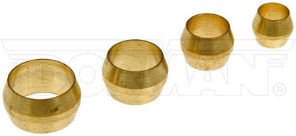 Dorman Compression Fitting Sleeve Brass Assortment 3/16 in. 1/4 in. 5/16 in. 3/8 in. 785-318D