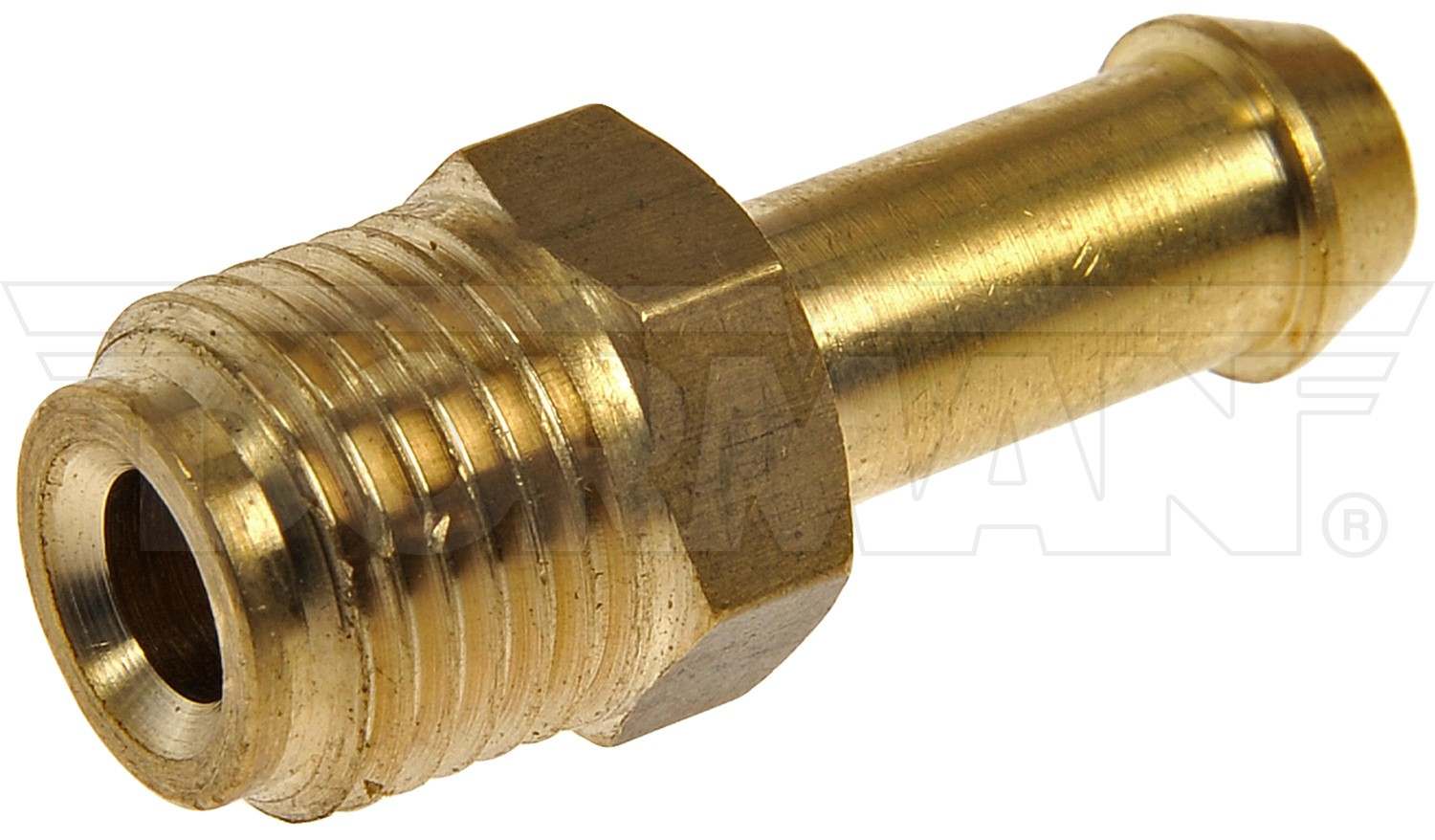 Dorman Fuel Hose Fitting - Inverted Flare Male Connector - 1/4 In. X 1/4 In.