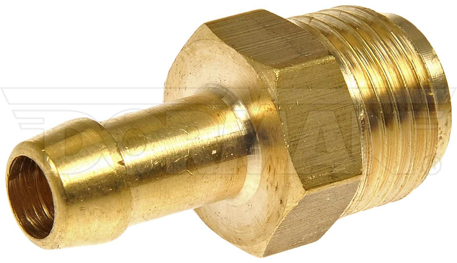 Dorman Fuel Hose Fitting - Inverted Flare Male Connector - 5/16 In. X 3/8 In.