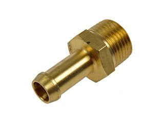 Dorman Autograde Fuel Hose Fitting Male Connector 3/8 In x 3/8 In MNPT for Automotive Repair 785-406