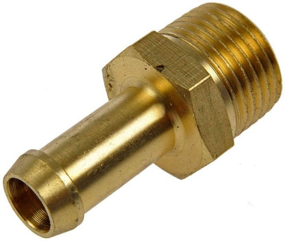 Dorman Autograde Fuel Hose Fitting Male Connector 3/8 In x 3/8 In MNPT for Automotive Repair 785-406