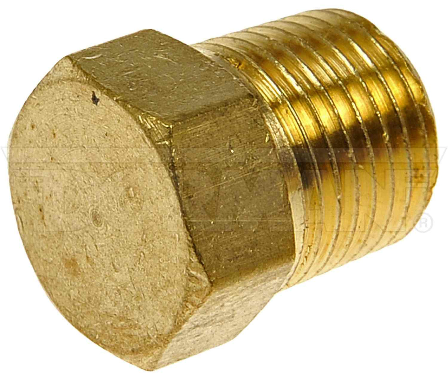 Dorman Pipe Fitting Brass Pipe Plug Hex Head 1/8 In. MNPT