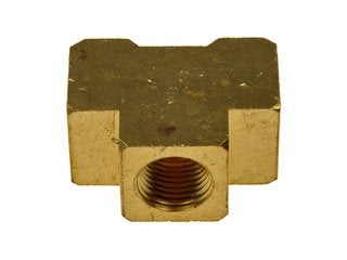 Dorman Autograde Brass Tee Fitting Female 1/8 In FNPT for Brake Line Repair 788-027