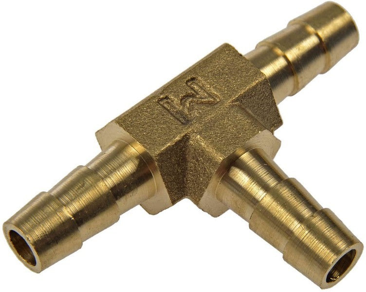 Dorman Autograde Brass Fuel Hose Tee Connector 1/4 In for Automotive Repair 788-029