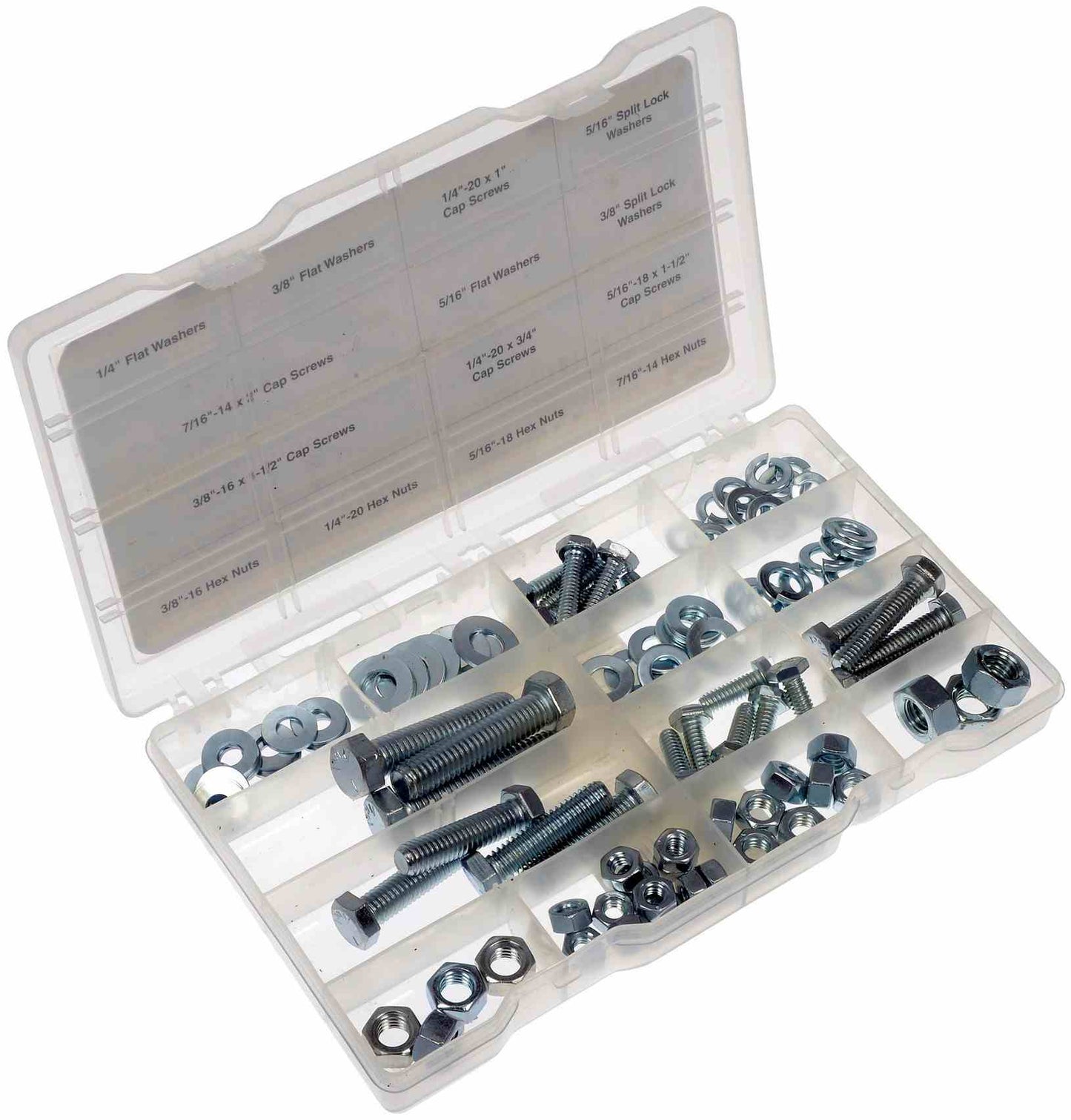 Dorman Autograde USS Grade 5 Standard Hardware Assortment with 96 Pieces and Reusable Case 799-301