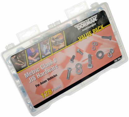 Dorman Autograde Metric Class 8 Hardware Assortment for Asian Vehicles 128 Pieces 799-305