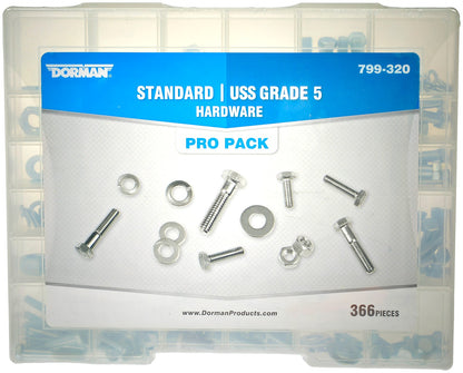 Dorman Autograde USS Grade 5 Standard Hardware Assortment with Reusable Case for Automotive Repair 799-320