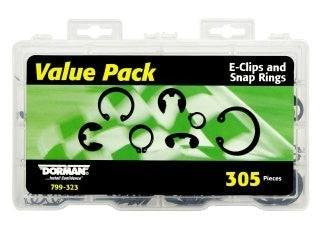 Dorman - Autograde E-Clip and Snap Ring Assortment 799-323