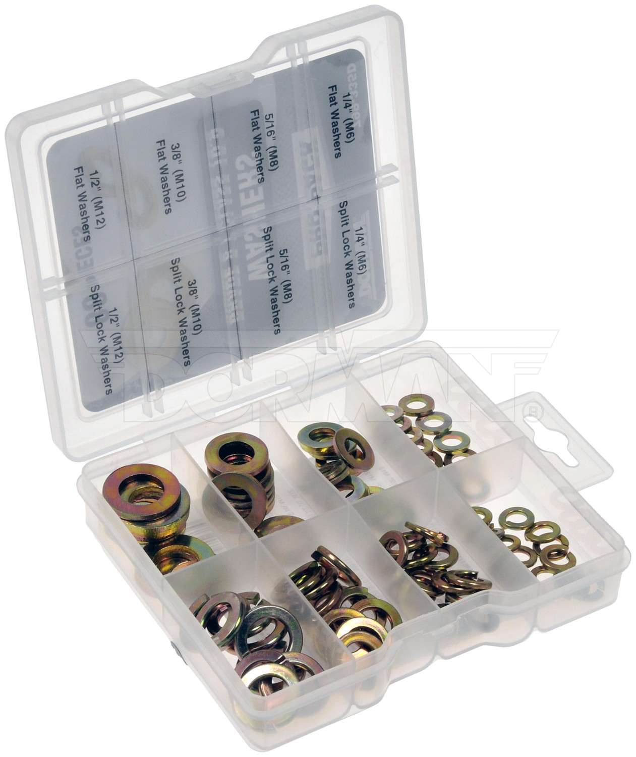 Dorman Washer Value Pack Grade 8 Class 10.9 88 Pieces 799-335D