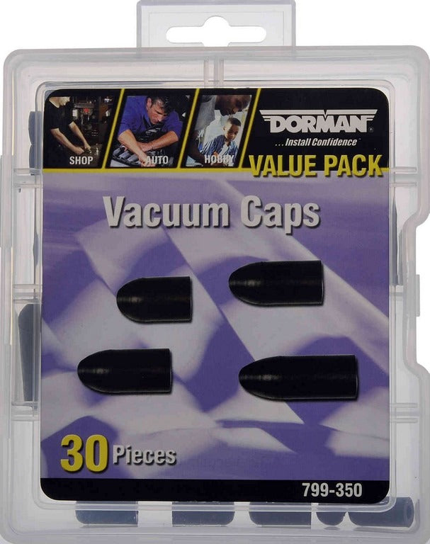 Dorman Autograde Vacuum Cap Assortment 30 Piece Kit with Reusable Case 799-350