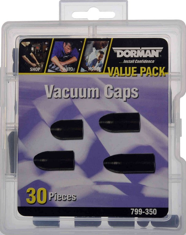 Dorman Autograde Vacuum Cap Assortment 30 Piece Kit with Reusable Case 799-350