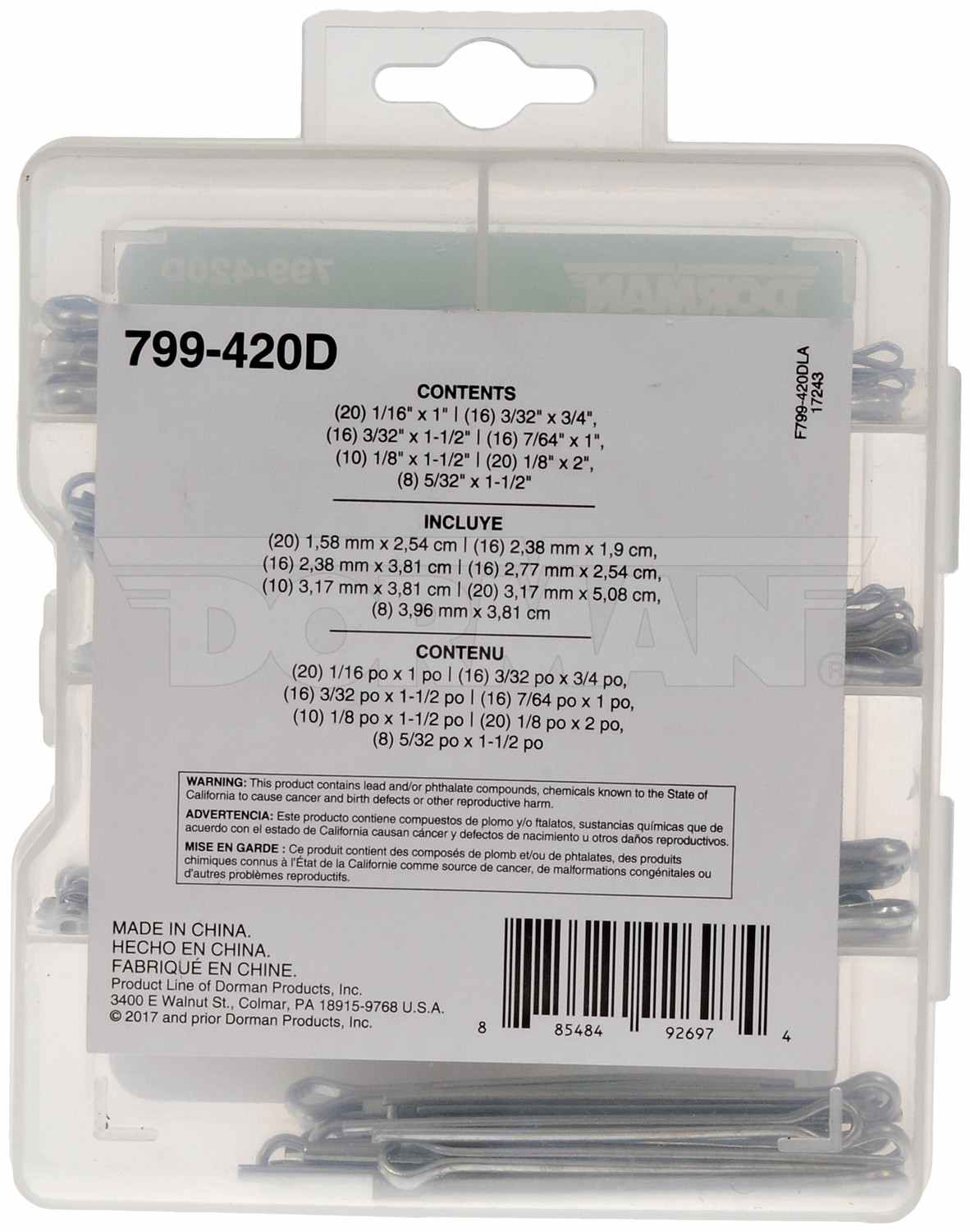 Dorman Cotter Pin Value Pack