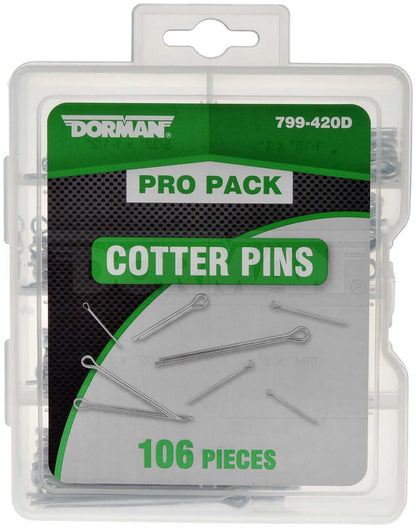 Dorman Cotter Pin Value Pack 106 Pieces 799-420D