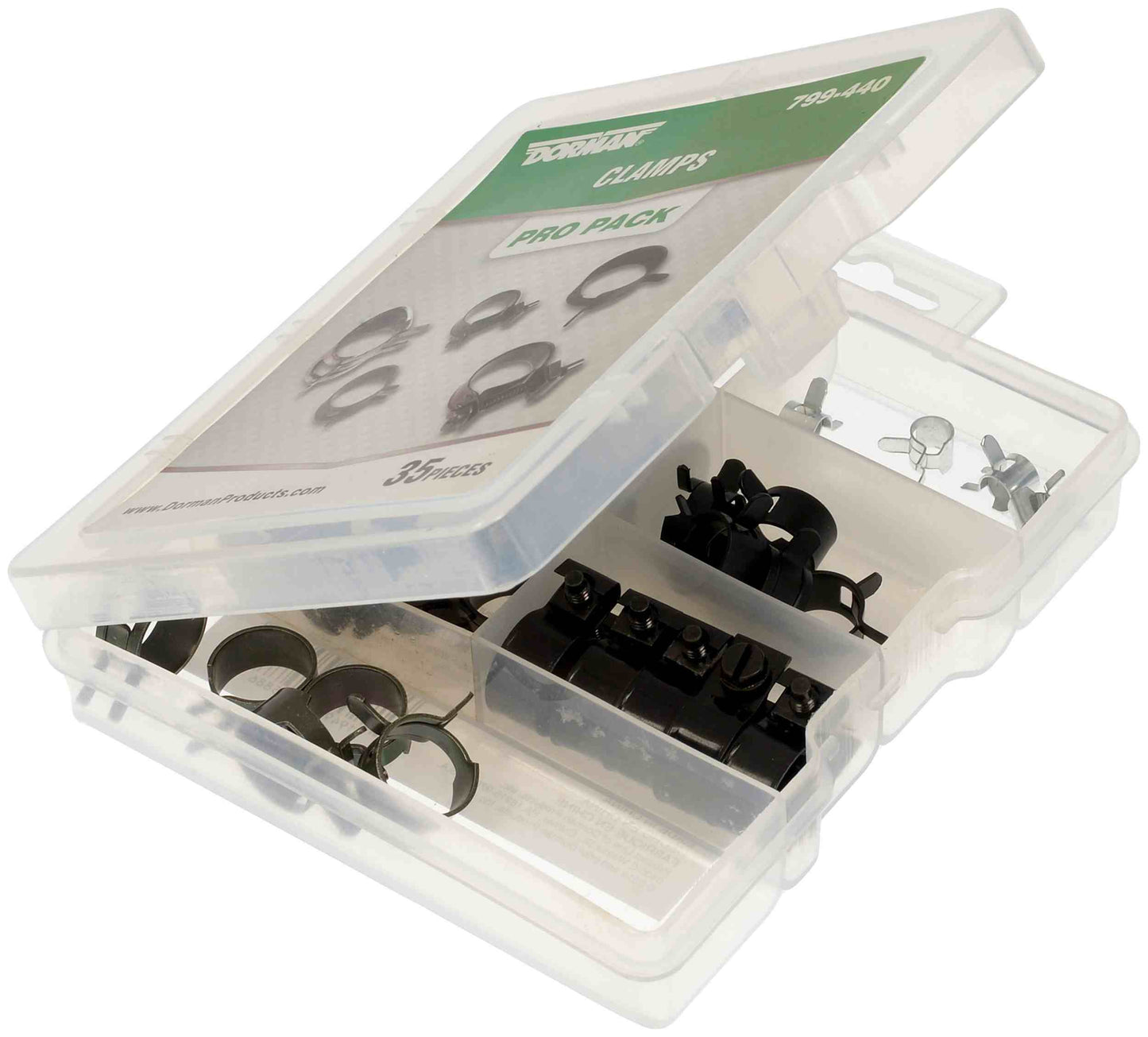 Dorman Autograde Clamp Assortment 35 Piece Kit with Reusable Case 799-440
