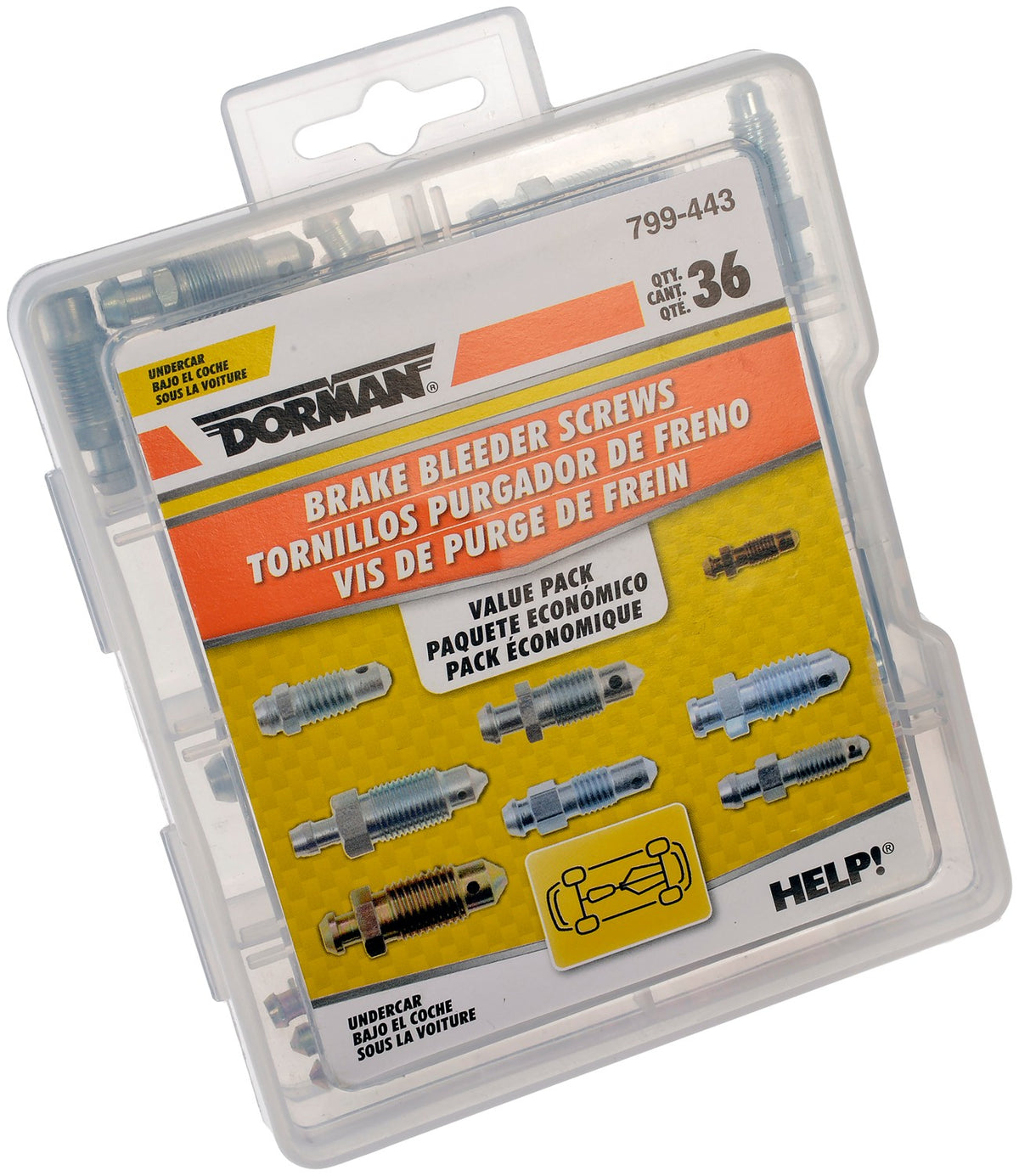 Dorman - HELP BRAKE BLEEDER SCREW TECH TRAY 799-443