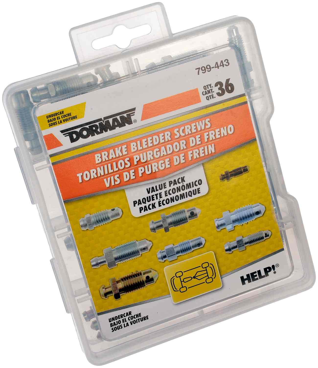 Dorman - HELP BRAKE BLEEDER SCREW TECH TRAY 799-443