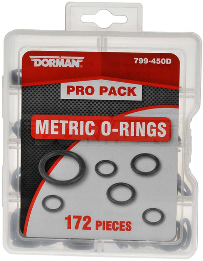 Dorman O-Ring Assortment 172 Pieces with Metric