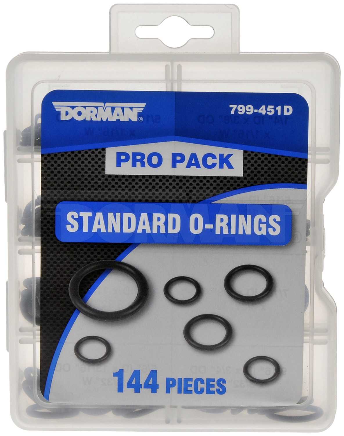 Dorman O-Ring Assortment 144 Pieces with Trustworthy Quality for 799-451D