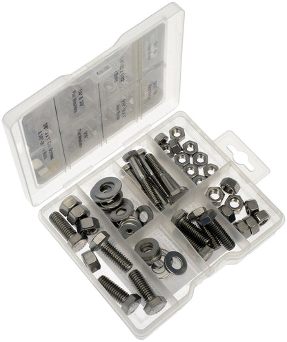 Dorman Autograde Stainless Steel Hardware Assortment 60 Piece Kit with Reusable Case 799-500