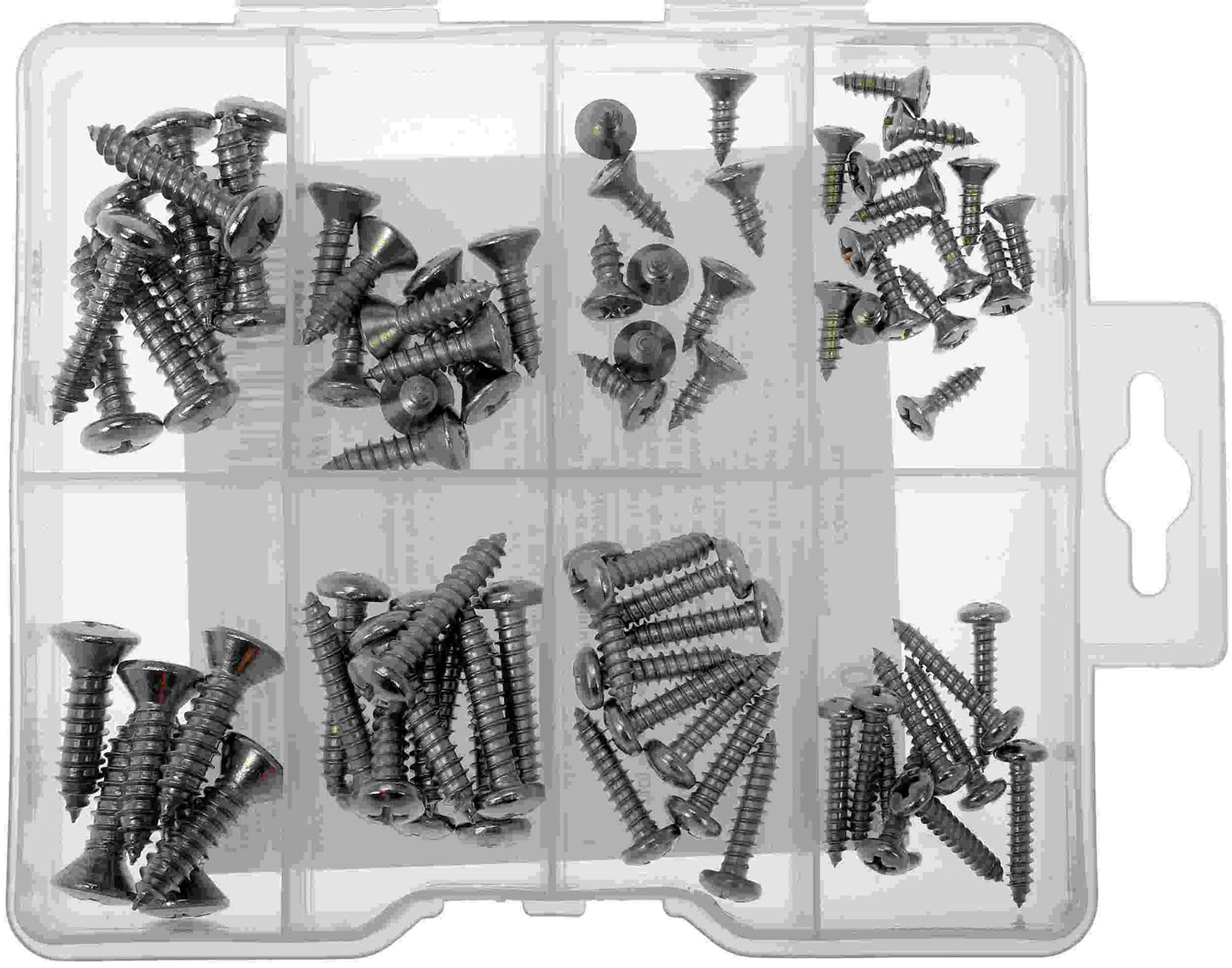 Dorman Autograde Stainless Steel Sheet Metal Screw Assortment 79 Piece Kit 799-510