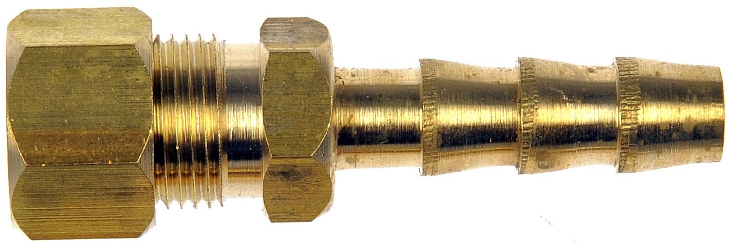 Dorman Fitting: Compression To Hose Barb Adapter; Fits 3/8' Hose And Tubing