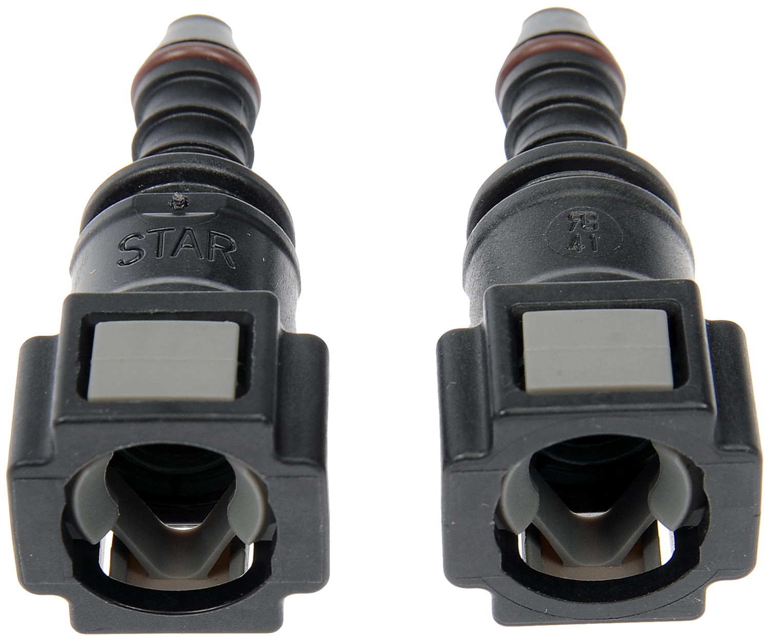 Dorman Quick Connector 5/16 In. Steel To 6mm Nylon 180 With O Ring