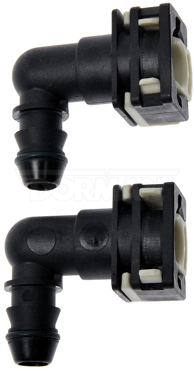 Dorman Fuel Line Connector 12 mm Nylon with Elbow 90 to 12 mm Barbed 800-376