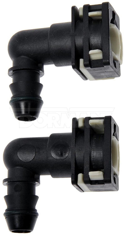 Dorman Fuel Line Connector 12 mm Nylon with Elbow 90 to 12 mm Barbed 800-376