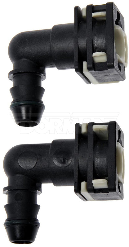 Dorman Fuel Line Connector 12 mm Nylon with Elbow 90 to 12 mm Barbed 800-376