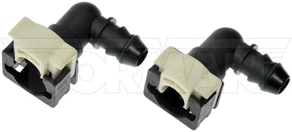 Dorman Fuel Line Connector 12 mm Nylon with Elbow 90 to 12 mm Barbed 800-376