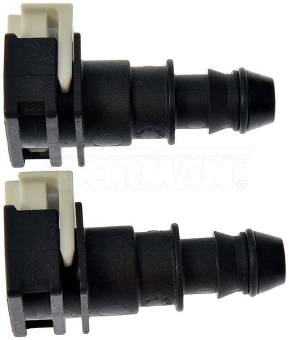 Dorman - OE Solutions Fuel Line Connector 12 mm Nylon Fuel Vapor Connector with Straight To 1/2 In. Barbed 800-377
