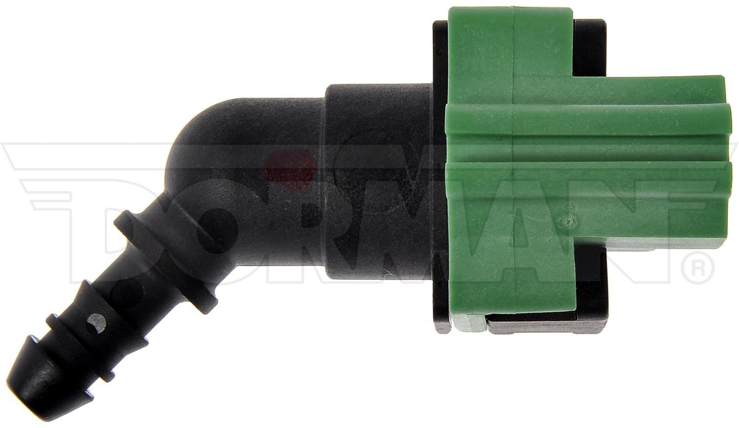 Dorman Fuel Line Connector 12 mm Nylon Fuel Vapor Connector Elbow 45° to 5/16" Barbed 800-380