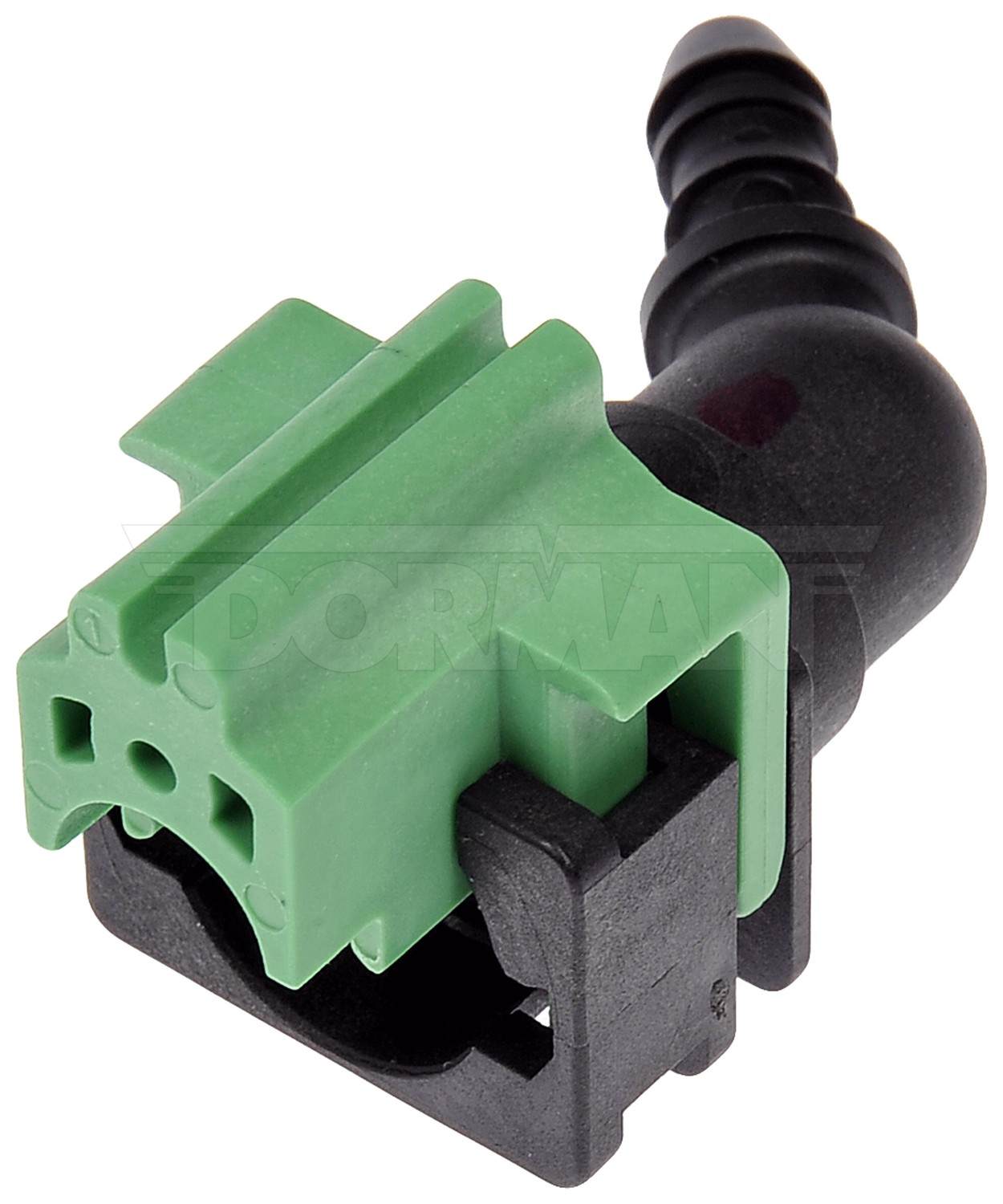 Dorman Fuel Line Connector 12 mm Nylon Fuel Vapor Connector Elbow 45° to 5/16" Barbed 800-380