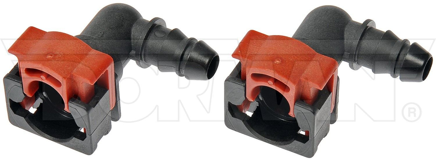 Dorman - OE Solutions Fuel Line Connector 12 mm Nylon Fuel Vapor Connector Elbow 90 To 12 mm Barbed 800-390