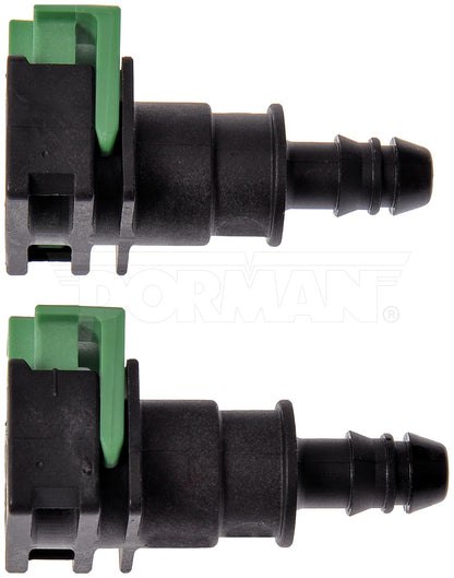 Dorman - OE Solutions Fuel Line Connector 12 mm Nylon Fuel Vapor Connector with Straight To 3/8 In. Barbed 800-437