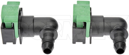 Dorman - OE Solutions Fuel Line Connector 1/2 In. Nylon Fuel Vapor Connector with Elbow 90 To 3/8 In. Barbed 800-438