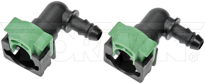 Dorman - OE Solutions Fuel Line Connector 1/2 In. Nylon Fuel Vapor Connector with Elbow 90 To 3/8 In. Barbed 800-438