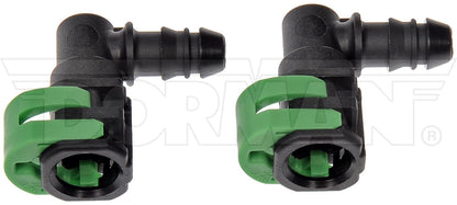 Dorman - OE Solutions Fuel Line Connector 5/16 In. Nylon Fuel Vapor Connector with Elbow 90 To 3/8 In. Barbed 800-443