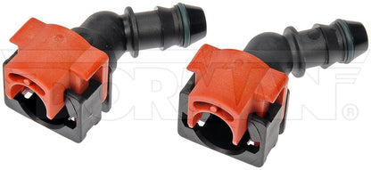 Dorman - OE Solutions Fuel Line Connector 1/2 In. Nylon Fuel Vapor Connector with Elbow 45 To 1/2 In. Barbed 800-444