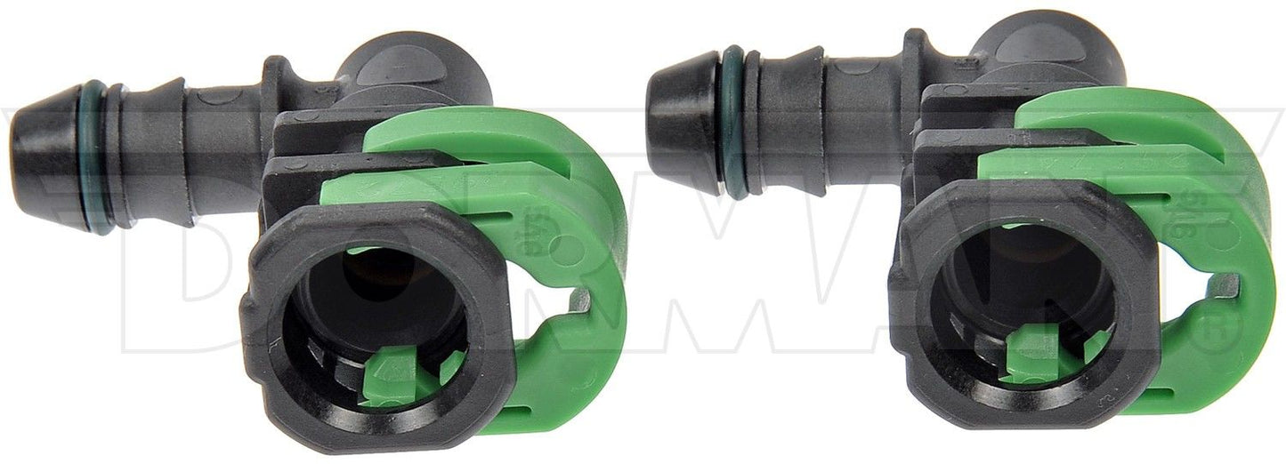 Dorman - OE Solutions Fuel Line Connector 5/16 In. Fuel Line Connector with Elbow 90 To 3/8 In. Barbed 800-562