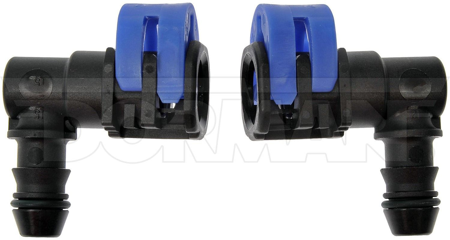 Dorman - OE Solutions Fuel Line Connector 5/16 In. Fuel Line Connector with Elbow 90 To 3/8 In. Barbed 800-566