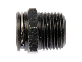 Dorman - OE Solutions Automatic Transmission Oil Cooler Line Connector with 3/8 Tube X 3/8-18In Thread for 2000-2009 Cadillac Chevrolet GMC Hummer