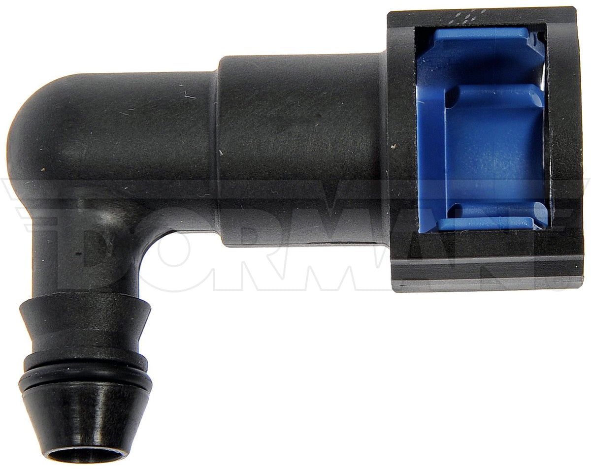 Dorman Fuel Line Connector 3/8" Elbow 90° to 3/8" Barbed with Direct Replacement for 800-770