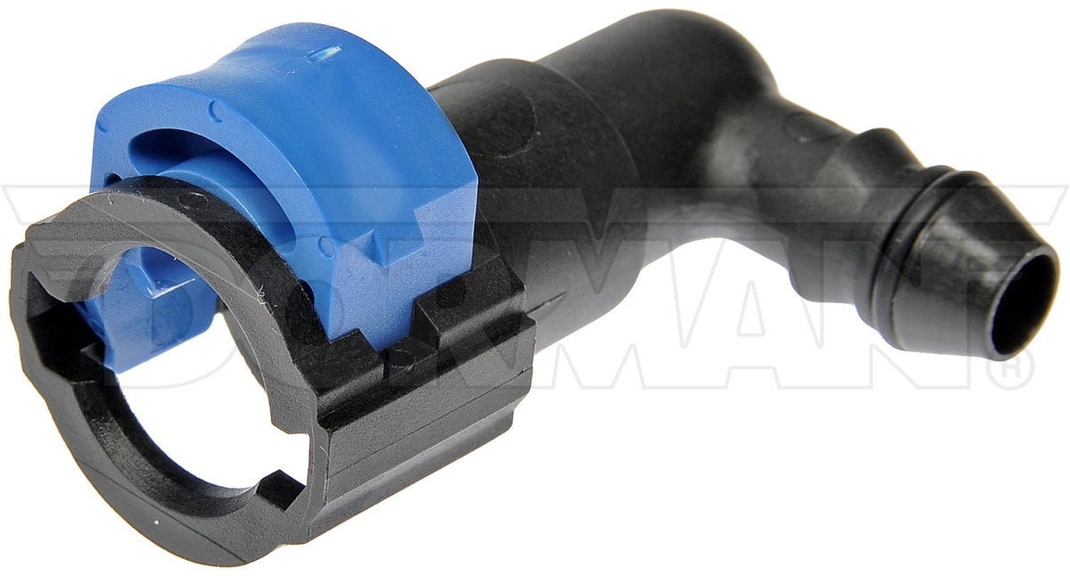 Dorman Fuel Line Connector 3/8" Elbow 90° to 3/8" Barbed with Direct Replacement for 800-770