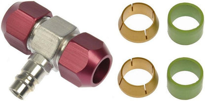 Dorman OE Solutions A/C Line Connector Service Port Tee for 5/8 Inch Low Pressure Side Line 800-966