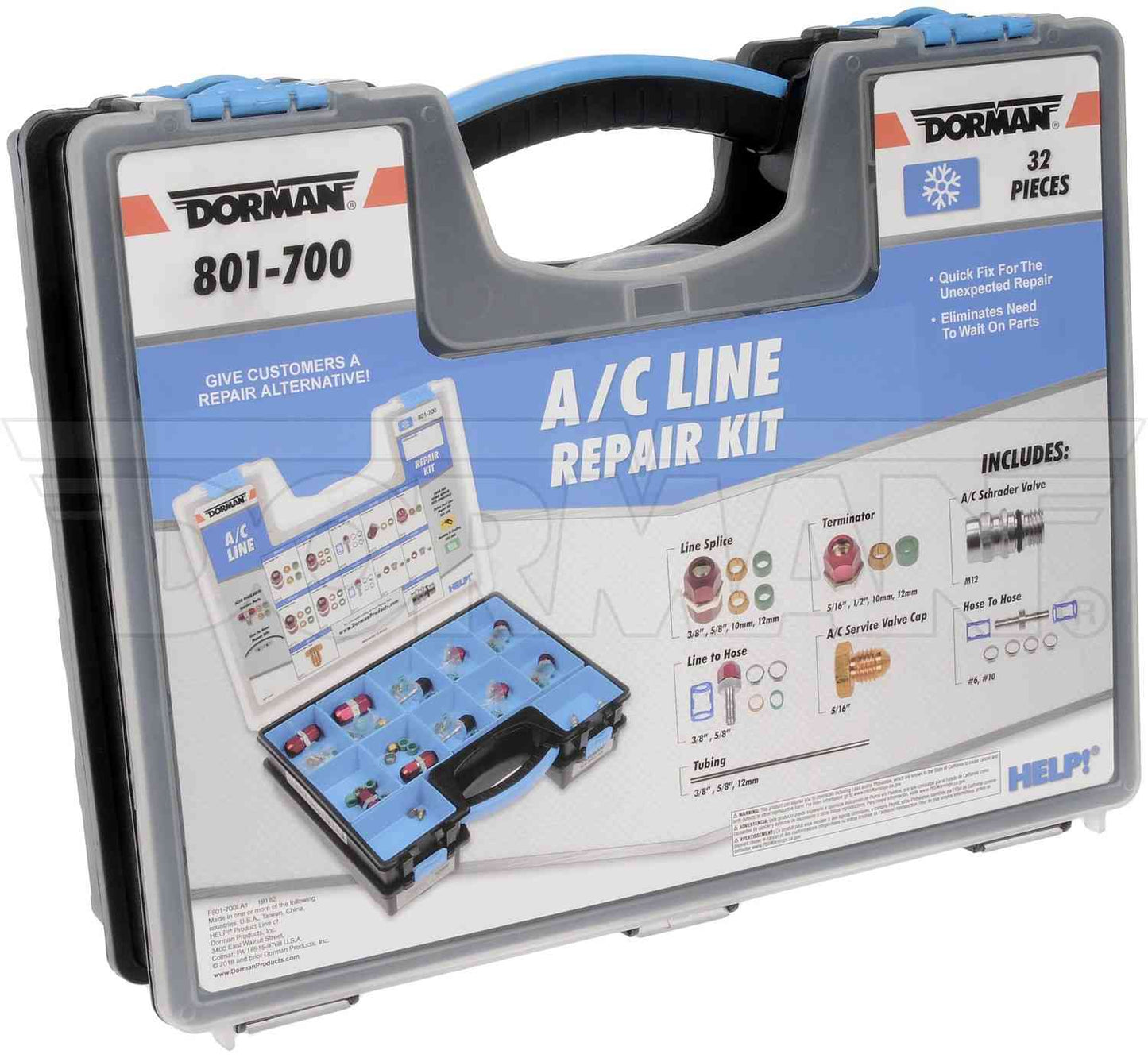Dorman OE Solutions AC Tech Tray Case Only for A/C Line Repair Hardware Storage 801-700TRAY