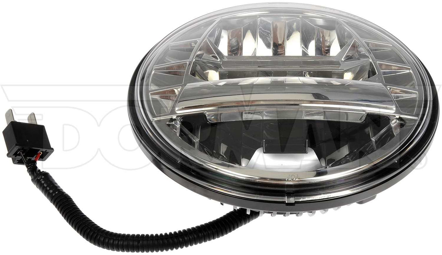 Dorman - HD Solutions Headlight Assembly 7-Inch Round LED Sealed Beam for 2007-2019 Mack MRU 888-5000