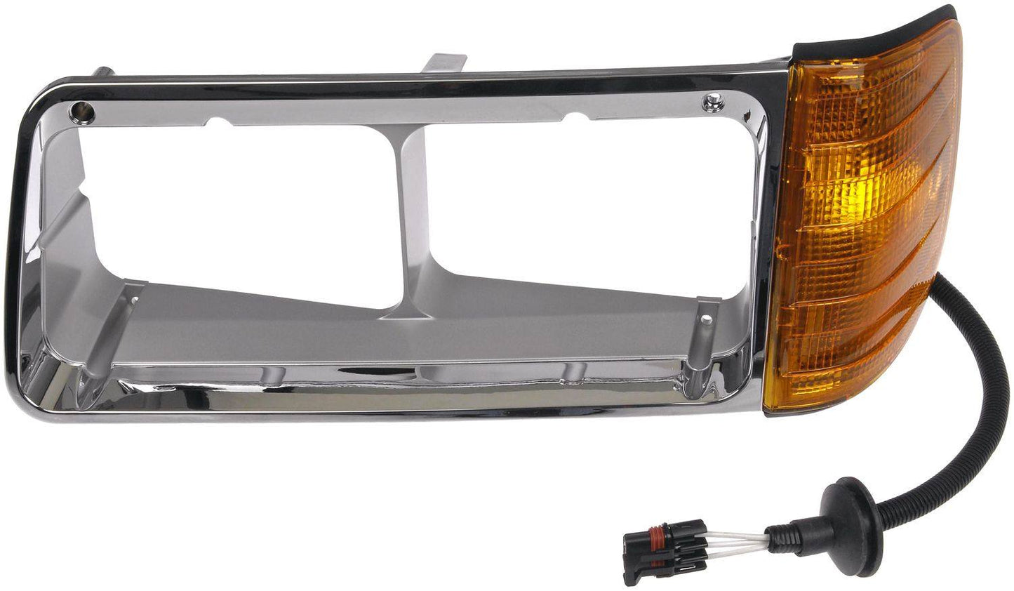 Dorman - HD Solutions Headlight Bezel Heavy Duty for 1990-2001 Freightliner FLD120 and 2001-2006 Freightliner FLD120 SD 889-5208