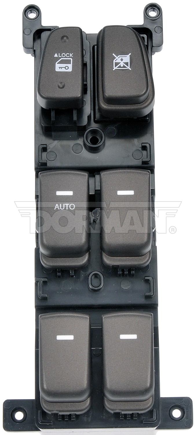 Dorman - OE Solutions Door Window Switch Master Switch Front Left 6 Button for 2010-09 Hyundai Sonata 901-911